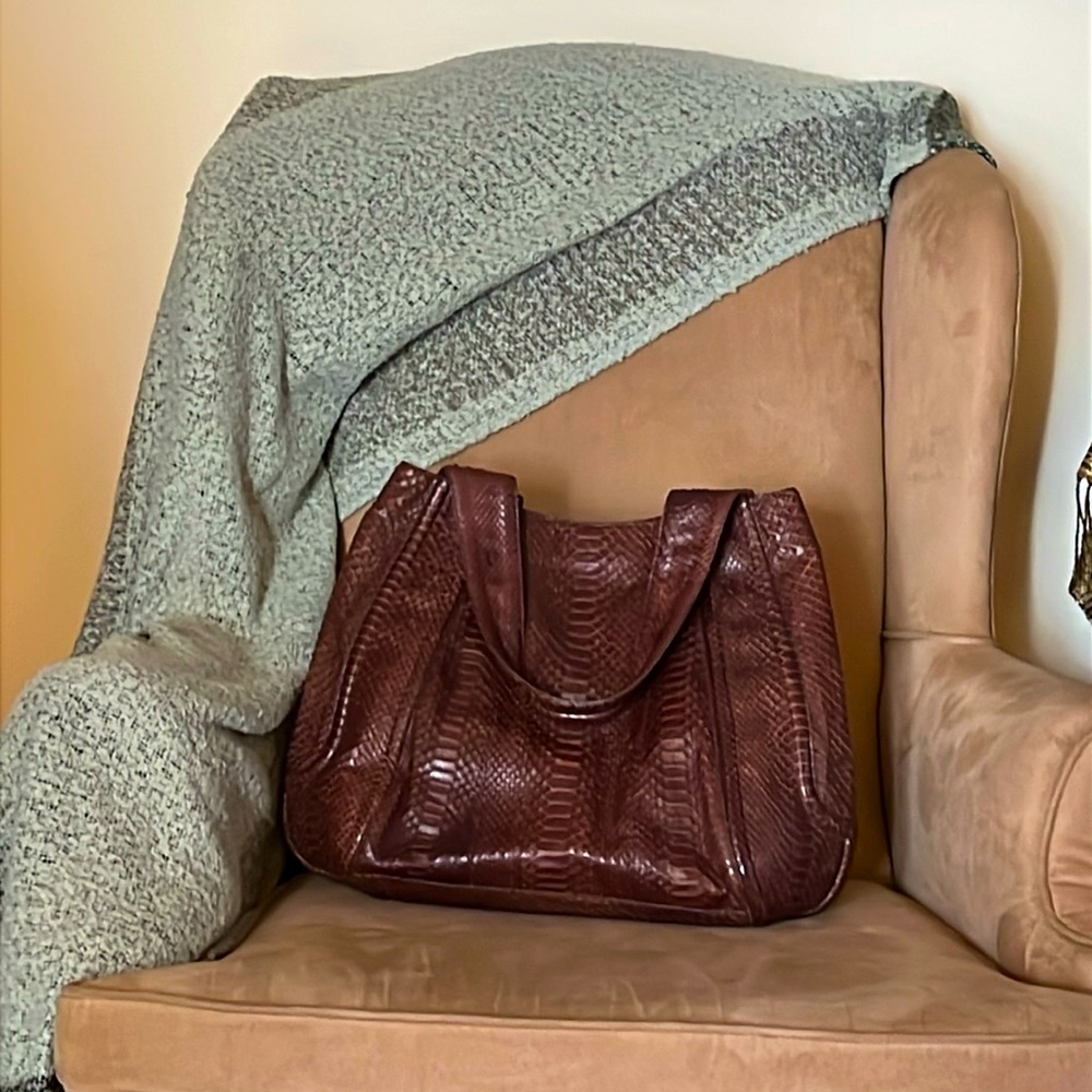 Authentic Nancy Gonzalez Anaconda tote/ purse.